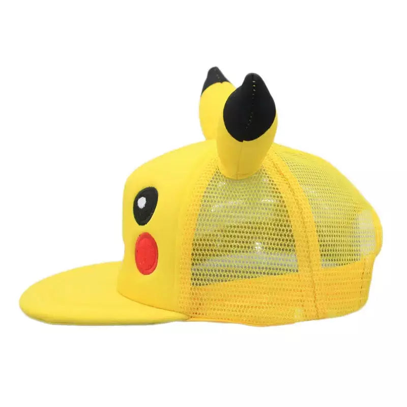 Anime figura pokemon boné de beisebol pikachu chapéu ajustável pokemon cosplay hip hop dos desenhos animados chapéus adultos menino menina crianças presentes aniversário