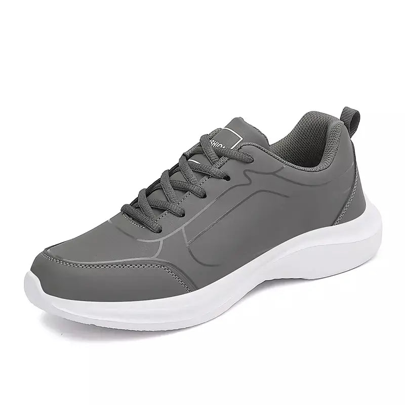 Novos homens tênis de corrida inverno quente masculino tênis antiderrapante respirável sapatos de caminhada rendas até sapatos casuais macios leves