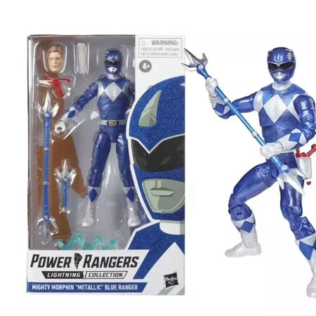 Hasbro power rangers relâmpago coleção dino trovão amarelo ranger/lost galaxy verde/força selvagem azul figura de ação modelo presentes
