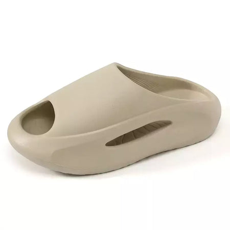 Chinelos antiderrapantes de fundo grosso masculinos, sandálias de praia, sapatos confortáveis para casais, moda esportiva, ao ar livre, EVA 36-45