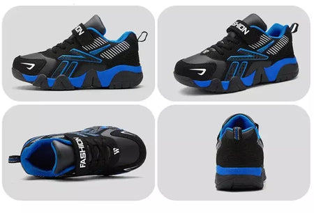 Crianças meninos sapatos escola esportes moda couro para crianças tênis casuais menino correndo andando sapato ao ar livre