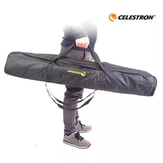 Bolsa de ombro para telescópio astronômico, bolsa de ombro 98-110cm com vários bolsos para celestron astromaster 80eq 90eq