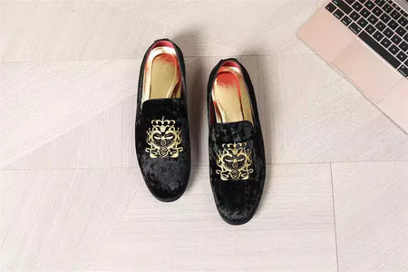 Sapatos de couro de camurça para homens, sapatos de casamento, sapatos baixos Oxford, mocassins bordados, tamanho grande, alta qualidade, designer, luxo, festa
