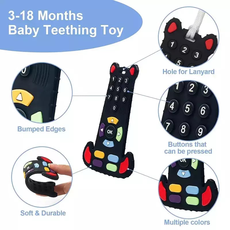 Bebê dentição brinquedos silicone mordedor mordedor mordedores para desenvolvimento de bebês chocalho bebê recém-nascido infantil sensorial brinquedos do bebê 0-3-6-12 m