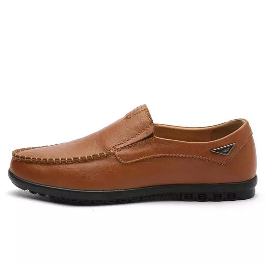 Couro de vaca natural masculino mocassins de couro genuíno italiano, sapatos de vestido masculino, calçado formal, casual, marca, venda