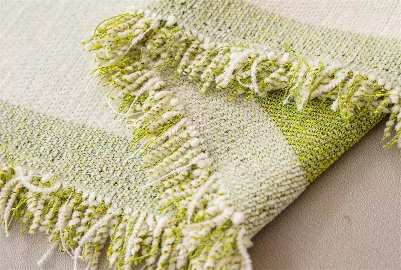 Chenille Sofá Throw Blanket com Tassel, Modern Luxury Cover, Four Season Sofa Cover, Full Covers, Dustproof, Toalha de casa, 1 Pc