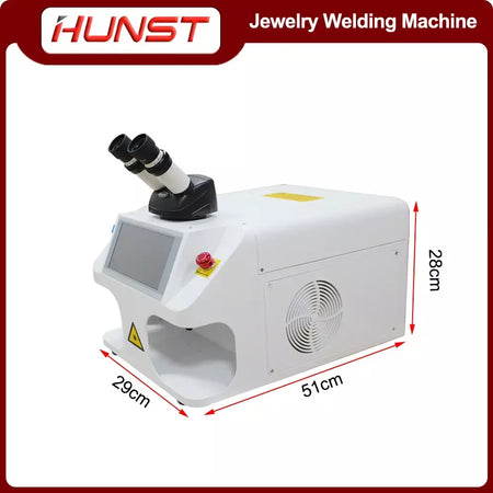 Hunst jóias máquina de solda a laser 80w solda mini soldador a laser de fibra portátil para ouro prata titânio anéis colar metal