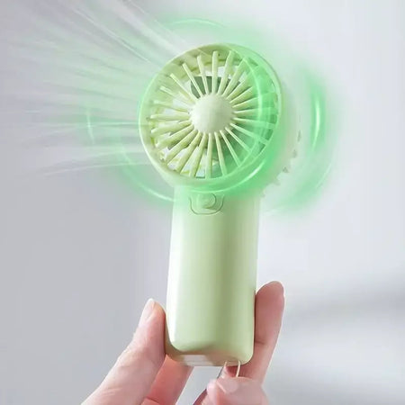 Mini ventilador portátil leve ventilador de mão aa ventilador de refrigeração a pilhas para escritório ao ar livre viagem acampamento