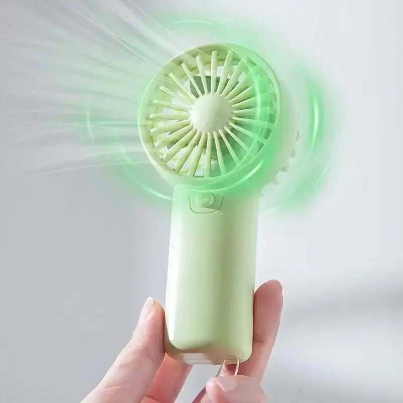 Mini ventilador portátil leve ventilador de mão aa ventilador de refrigeração a pilhas para escritório ao ar livre viagem acampamento