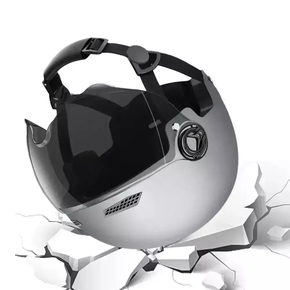 Capacete leve seguro e confortável para adultos - Óculos incluídos adequados para motocicleta E - Bicicleta de montanha