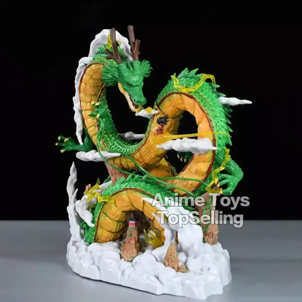 23cm/9.05in anime dragon ball z figura shenron goku e shenron figura de ação modelo estátua pvc boneca coleção brinquedo presentes
