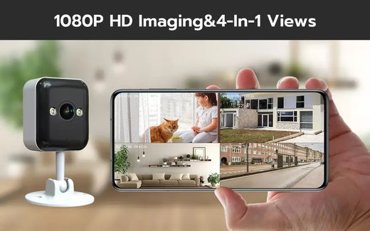 Jooan 1080p wifi câmera ip ao ar livre cctv câmera de vigilância 5x zoom digital cor noite mini câmera segurança casa monitor do bebê