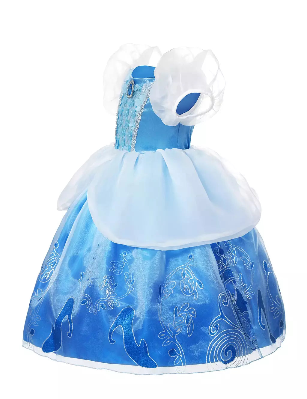 Crianças cosplay traje menina verão pageant lantejoulas fantasia crianças cinderela carnaval roupas princesa vestido de aniversário 3-10 ano