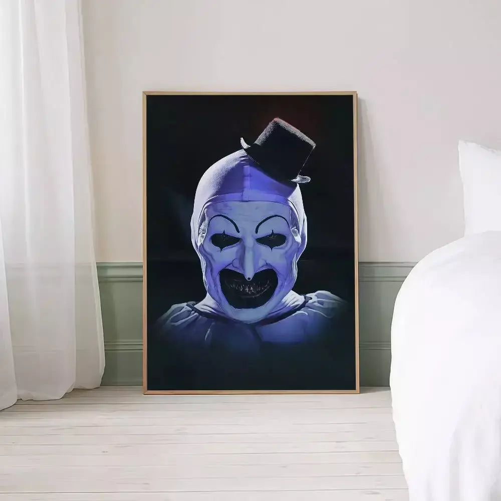 Halloween terror terror filme anime cartazes pegajosos whitepaper imprime cartazes arte kawaii decoração do quarto