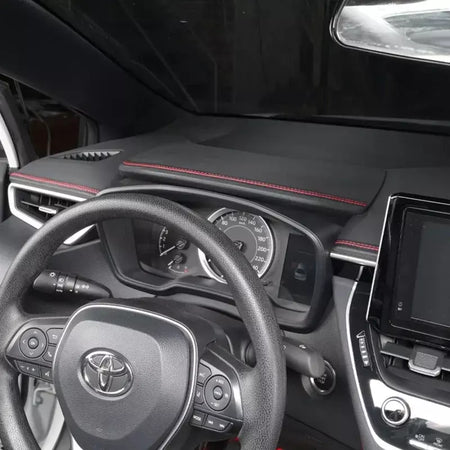 Tiras de couro PU Woven Trim, Adesivos de proteção do carro para porta e painel, Moldagem auto-adesiva, Tiras interiores DIY