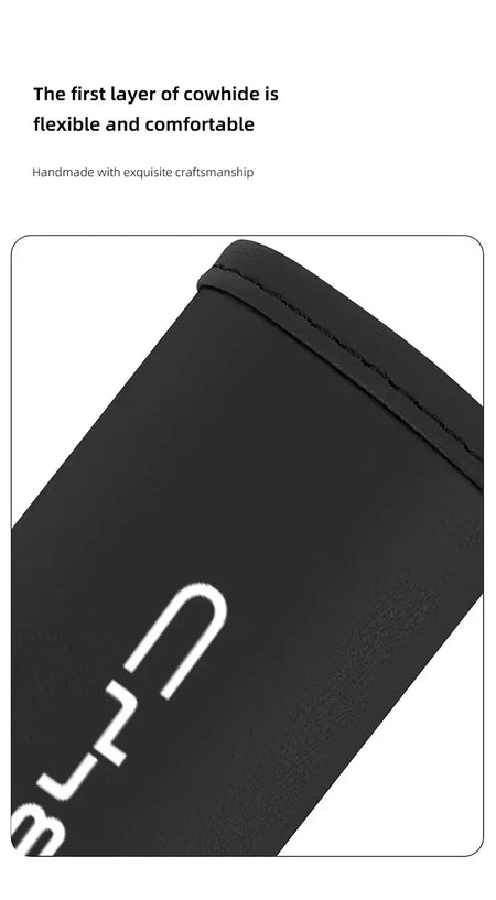 2 pçs carro anti deslizamento puxar luva interior do carro alça de couro protetor capa para byd tang s7 g3 m6 f3 atto 3 e6 qing yuan canção f3r