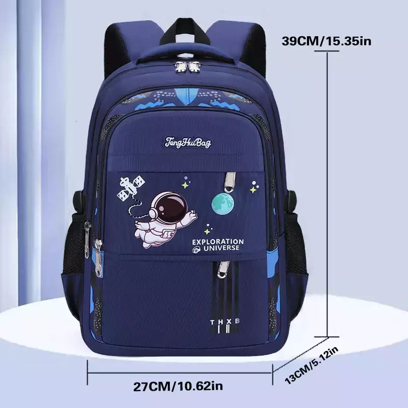Bolsa Escolar para Estudantes do Ensino Fundamental, Bolsa de Ombro Infantil, Meninos Um, 2, 3, 4, 5, 6 Anos, 12 Anos, Novo
