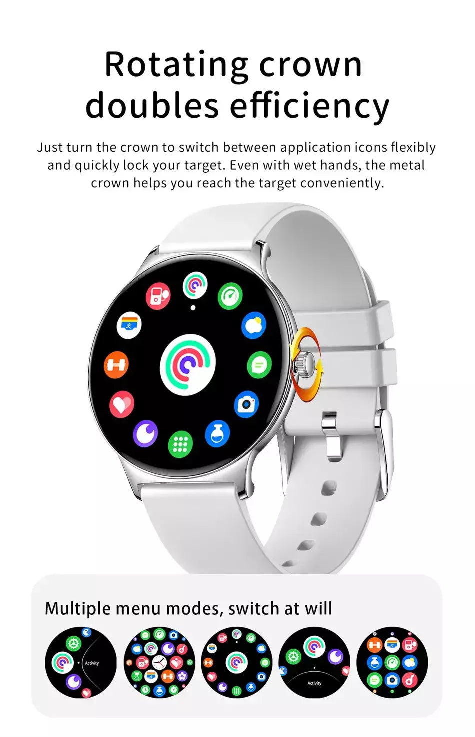 Para huawei novo ultra fino amoled relógio inteligente tela feminina sempre exibir tempo freqüência cardíaca bt chamando high-end moda smartwatch