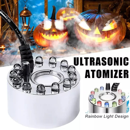 Mini led abóbora luz fogger fonte de água lagoa máquina nevoeiro para o dia das bruxas natal festa páscoa festival decoração 2023