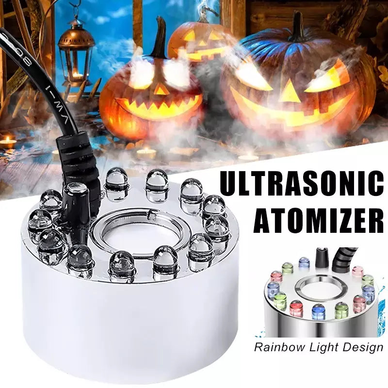 Mini led abóbora luz fogger fonte de água lagoa máquina nevoeiro para o dia das bruxas natal festa páscoa festival decoração 2023