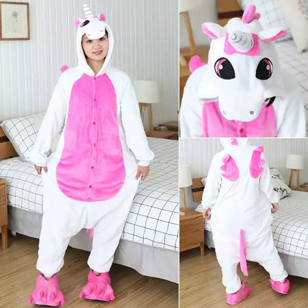 Mulheres e homens Ponto Animal Onesies, Pijama com capuz dos desenhos animados, Trajes de Halloween, Natal Onesie, adultos, Kigurumi