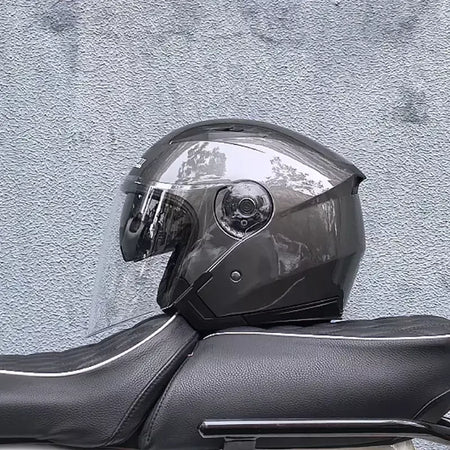 Capacete de motocicleta masculino e feminino quatro estações capacete para motocicleta cascos para moto lente dupla