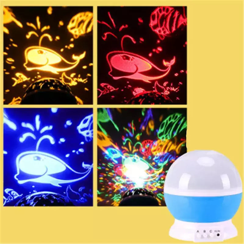 LED Rotating Night Light Projector, Céu Estrelado, Star Master, Crianças, Crianças, Sono, Romântico, USB, Lâmpada, Presentes para Criança