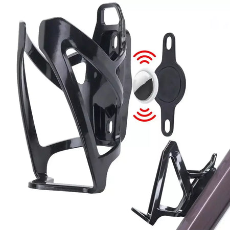 Para apple localizador de bicicleta chaleira suporte montagem de bicicleta de estrada garrafa gaiola anti-perdido caso de localização gps para airtag