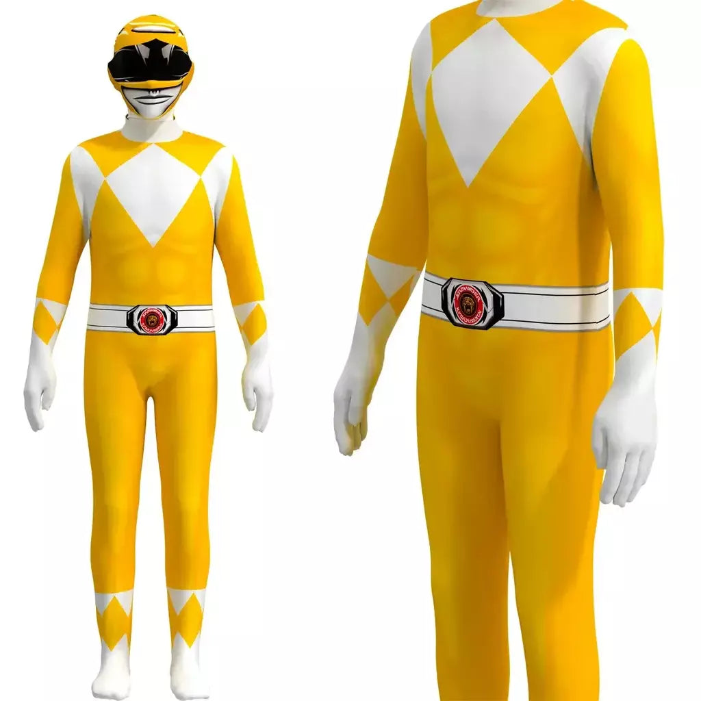 Power samurai sentai shinkenger rangers traje adulto crianças super-herói cosplay festa de aniversário de halloween macacão zentai terno