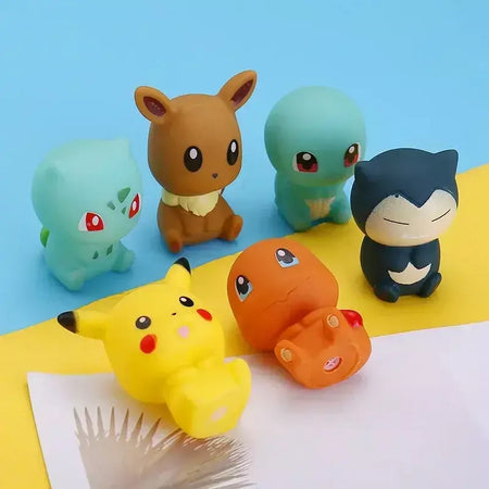 Pokemon pikachu figuras banheiro banho chuveiro do bebê crianças jogar brinquedos de banho de água para crianças aspersão chuveiro natação brinquedos de água