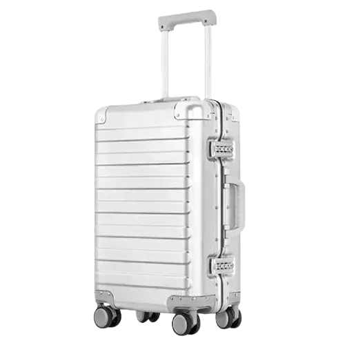Mala De Carrinho De Alumínio Completo, Mala Anti-Roubo, De Grande Capacidade, Durável TSA Bloqueio, Conjunto De Bagagem De Viagem Para O Exterior