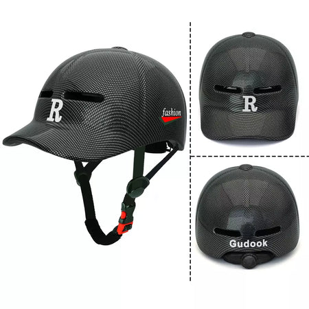 GUDOOK Capacetes de Bicicleta Novo Boné de Beisebol Boné de Pico Capacete de Bicicleta para Adultos Mountain Road Capacetes de Bicicleta Tamanho Ajustável Ciclismo