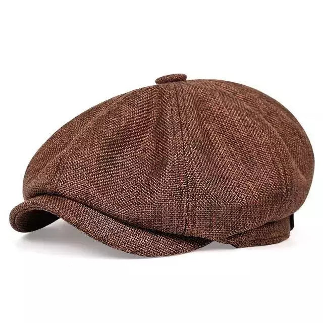 Selvagem casual masculino chapéu de jornaleiro, boné octogonal, britânicos pintores chapéus, boinas, espinha de arenque bonés lisos, boinas hip hop, outono, inverno