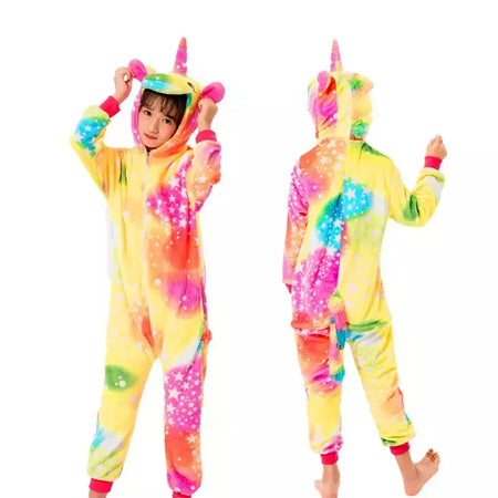 Kigurumi-Animal Onesies infantil, unicórnio, panda, macacão, pijama, anime, cosplay, fantasias, Natal, halloween, crianças, meninos, meninas