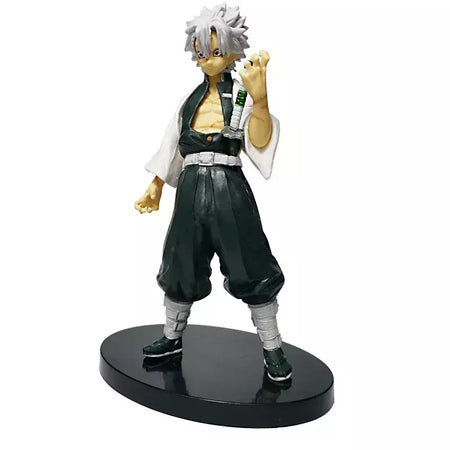Anime figura demônio slayer figuras kimetsu não yaiba boneca tanjiro nezuko zenitsu estatueta inosuke guerreiro figura de ação modelo brinquedos