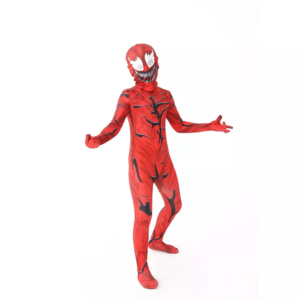 Superheróis cosplay trajes de halloween para novo traje de veneno crianças terno macacão meninos symbiote spidermancostumes