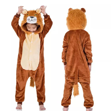 Kigurumi-Animal Onesies infantil, unicórnio, panda, macacão, pijama, anime, cosplay, fantasias, Natal, halloween, crianças, meninos, meninas