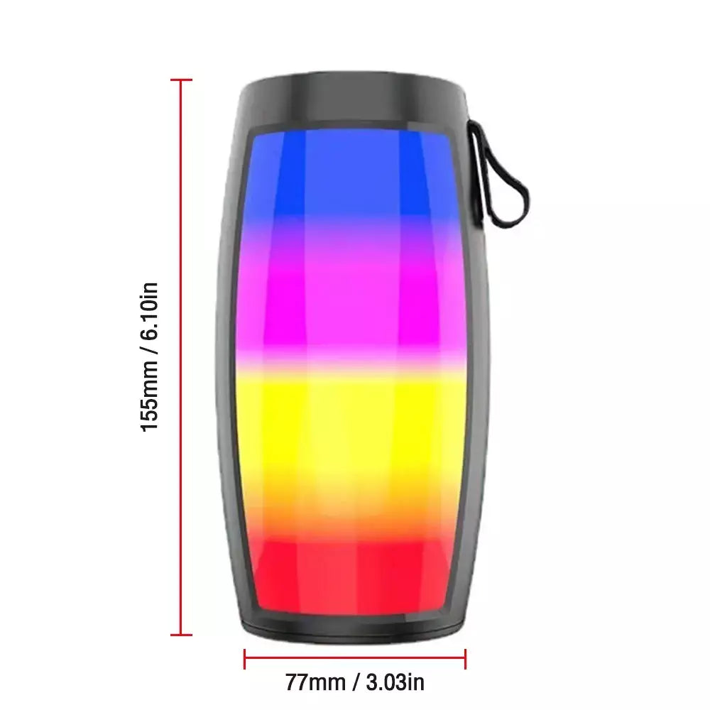 S12 Sem Fio Bluetooth Alto-falantes Potente Portátil Caixa De Som Subwoofer Car Audio Bass MP3 Player Sistema De Som Luzes LED