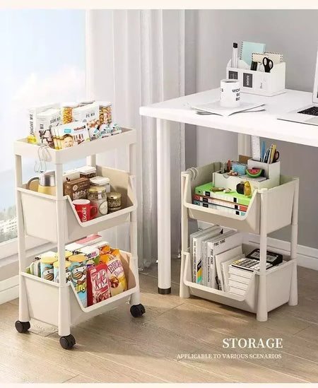 Armário De Armazenamento De Fenda Estreita, Estante De Carrinho, Rack De Canto De Cozinha, Banheiro, Sala De Estar, Organizador De Casa