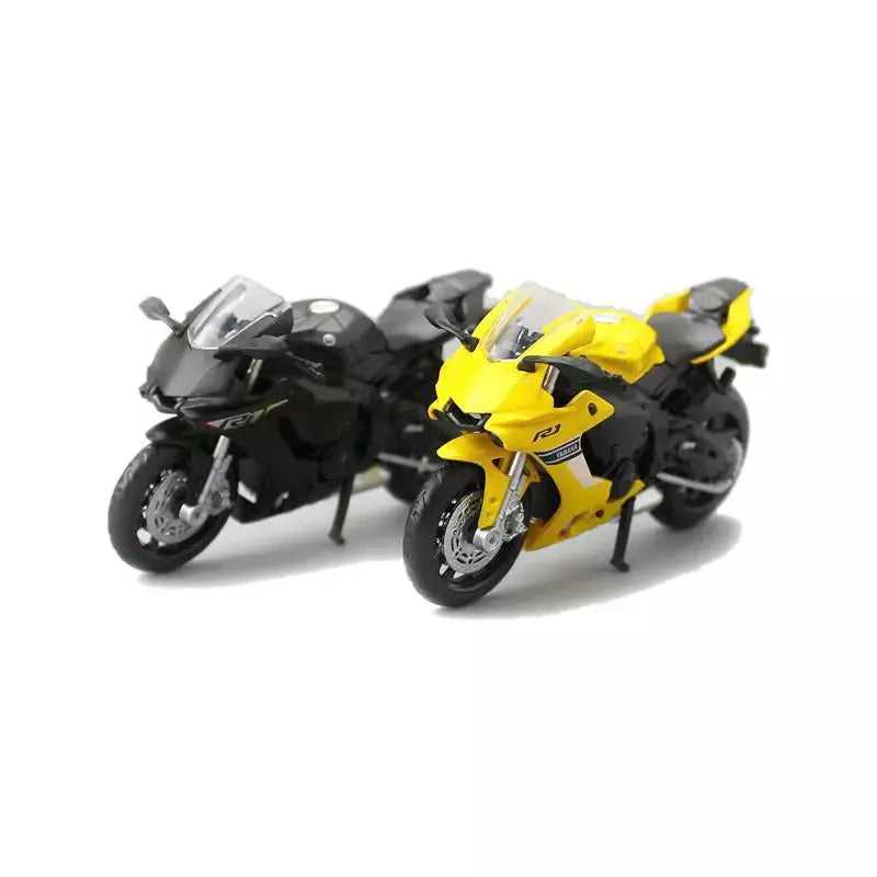 Motocicleta liga e plástico modelo brinquedo, Caipo GSX-R1000 YZF-R1 Vespa 200, 1:18