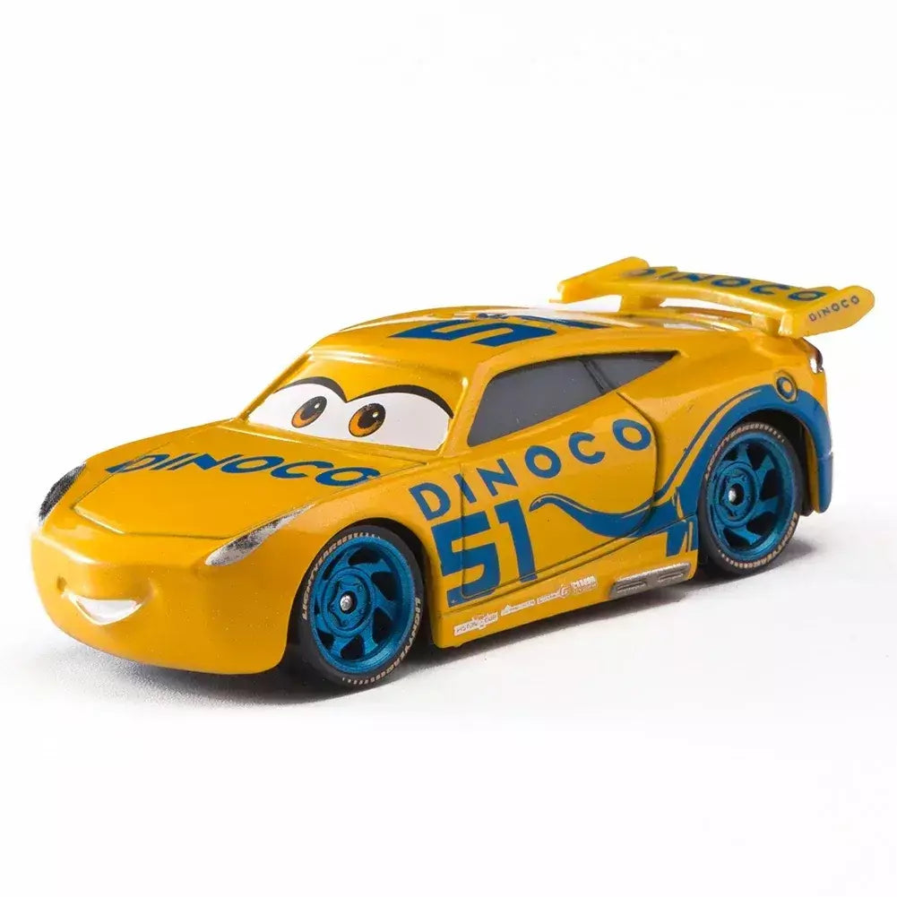 12 pçs disney pixar carros caixa de presente metal diecast relâmpago mcqueen modelo carro brinquedo jackson tio caminhão menino brinquedos aniversário
