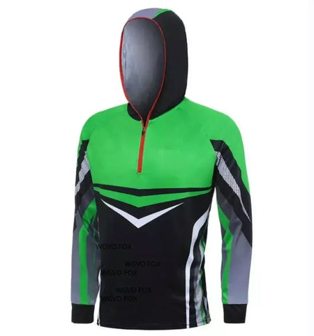 2025 sublimação meio zíper fino ajuste hoodie personalizado venda quente impressão camisa de pesca à prova ultravioleta torneio camisa de pesca
