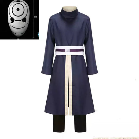 Akatsuki uchiha ovito conjunto de fantasias cosplay, japão anime migrant i uniforme acessórios adulto e enfant conjunto completo homme