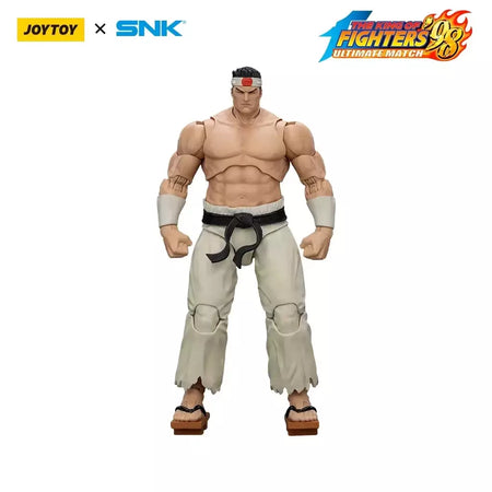 Joyotoy original rei dos lutadores 98um figura de ação kof 98um ikari guerreiros equipe herói 1/18 jogo estatueta modelo brinquedos personalizados