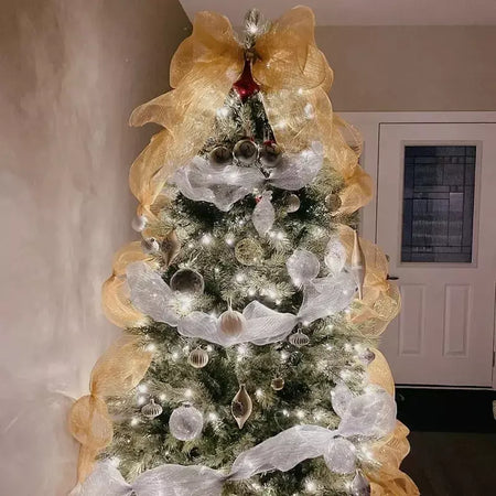 9m decoração de fita de natal pendurado árvore de natal ornamentos pendentes para decoração de casa navidad festa ano novo 2026 acessórios