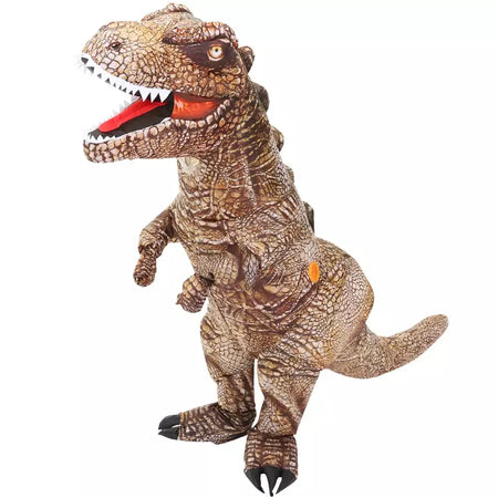 Adulto trajes de dinossauro inflável halloween anime festa cosplay disfraz purim mascote listrado role play roupas para homem mulher