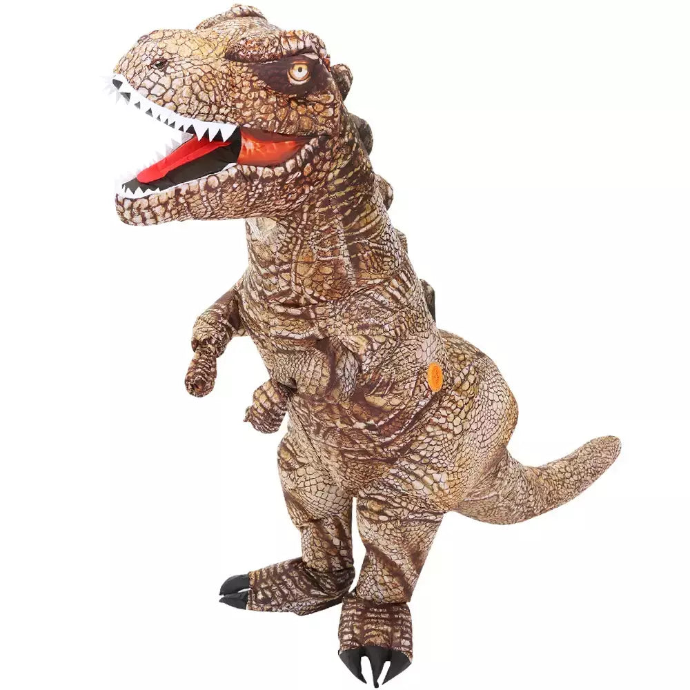 Adulto trajes de dinossauro inflável halloween anime festa cosplay disfraz purim mascote listrado role play roupas para homem mulher
