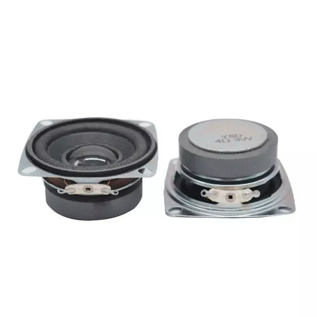 2 unidades/lotes 2 Polegada 4 ohm 3w alto-falantes de gama completa portátil 52mm alto-falante de áudio subwoofer diy alta fidelidade estéreo sqaure alto-falante bluetooth
