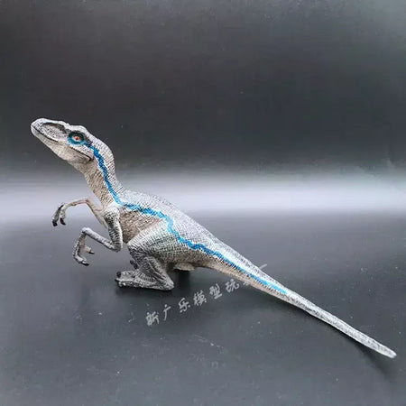 Novo quente 22cm x 5cm x 9cm azul velociraptor jurassic world caído reino jurassic park 5 figura de ação brinquedos presente de natal zlj2