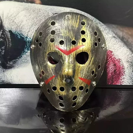 Halloween jason assassino máscara de plástico assustador horror cosplay maquiagem traje festa bola filme vilão correspondência colecionável novo 2025